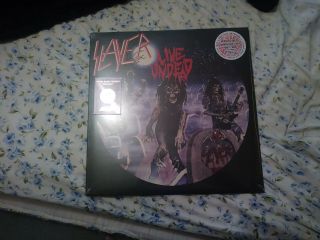 Slayer Live Undead Lp Splattered Vinyl Red/white Only 200 Made Rare