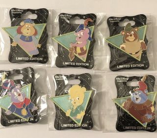 Disney D23 2019 Mog Wdi Adventures Of Gummi Bears 6 Pin Complete Set Le 300