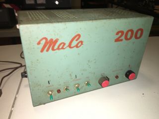 A Vintage Maco 200 Linear Amplifier 8950 Tubes X4