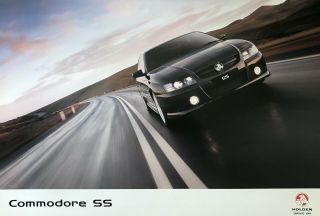 Holden Vz Commodore Ss V8 Showroom Poster See Also Sales Brochure Listed