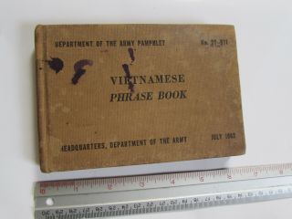 Vietnam War_us Army_macv - Sog_vietnamese Phrase Book_july 1962