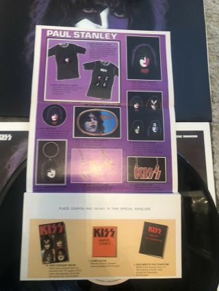 Kiss U.  S Paul Stanley Solo With Merch Form And Poster 2
