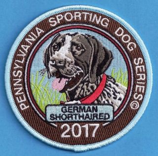 Pa Game Commission Pennsylvavnia Sporting Dog 2017 German Shorthaired Patch