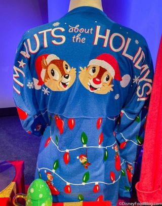 Disney Epcot Festival Of The Holidays Chip & Dale Spirit Jersey Small S Nwt