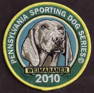 Pa Game Fish Commission Pennsylvania Sporting Dog 2010 Weimaraner 4 " Patch