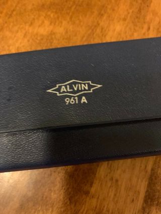 Vintage Alvin Precision Instruments 961a Beam Compass Made In Germany