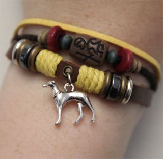 Greyhound Bracelet - Whippet Bracelet - Italian Greyhound Galgo Jewelry