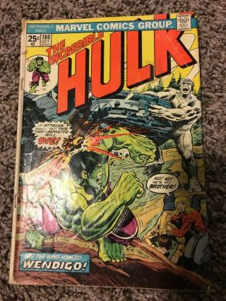The Incredible Hulk 180 Oct Marvel Comic Book