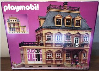 Playmobil Vintage 5300 Large Victorian Dollhouse Mansion,  All Accessories