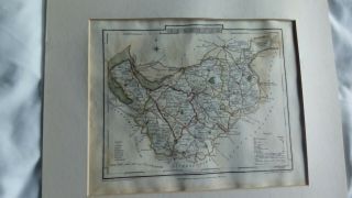 Old Map Of Cheshire By G Cole 1805