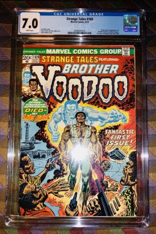 Strange Tales 169 Cgc 7.  0 1st Brother Voodoo - Upcoming Dr Strange 2 Movie 1973
