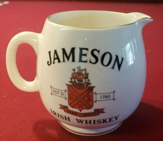 Jameson Irish Whiskey Ironstone Pitcher Jug Creamer Mug Arklow Made In Ireland