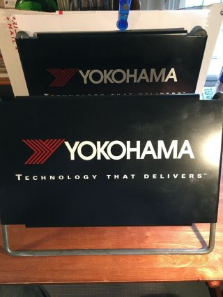 Yokahama Tire Display Stand Sign Heavy Duty Truck Tire