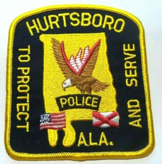 Old Hurtsboro Alabama Police Patch