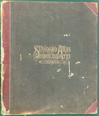 1901 Standard Atlas Ford County Illinois,  G.  A.  Ogle.  Township,  City,  State Maps
