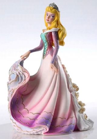 Enesco Disney Aurora Couture De Force Figurine,  Signed,  Artist Cyndy Bohonovsky