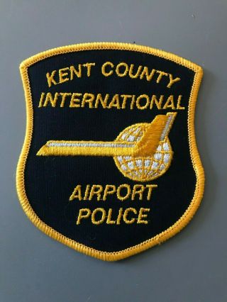 Michigan State Police Patch Kent County International Airport Police
