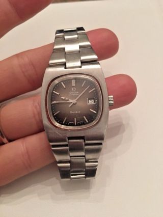 Authentic Omega Vintage Ladies Automatic Stainless Watch