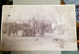 Battle Of Wounded Knee Sioux Indian Massacre Fort Lily South Dakota 1891 Photo