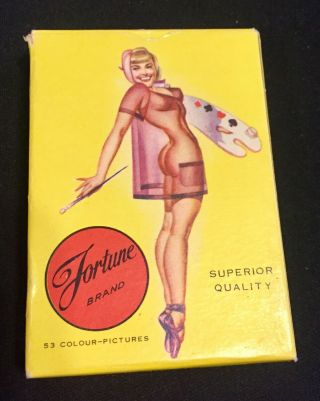 Vintage Fortune Brand Playing Cards No.  404 “models Of All Nations”