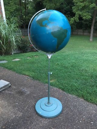 Military Project Globe By A.  J.  Nystrom & Co.