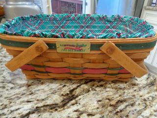 Longaberger 1995 Bee Basket Combo Signed By Dave Longaberger And Tammi