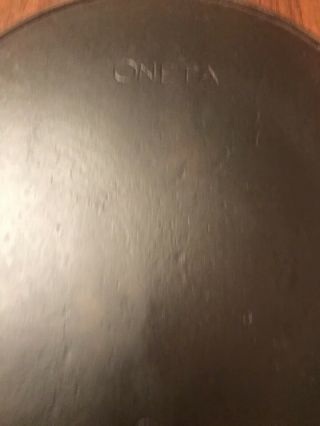 Early ONETA 9 Cast Iron Skillet, . 3