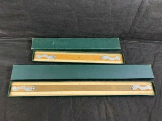 Vintage Keuffel & Esser Co.  Rulers,  K&e Paragon Rulers 12  And 18  In Boxes
