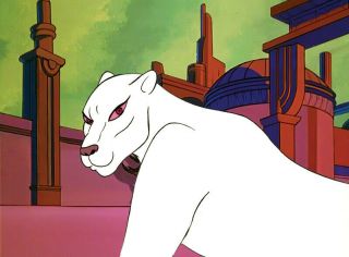 He - Man/she - Ra Masters Of The Universe Animation Art Pretty Kitty Cel