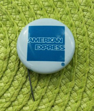 Global Company American Express Vintage Metal Pin Badge
