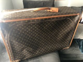 Vtg Authentic Louis Vuitton Large Pullman Trunk Suitcase