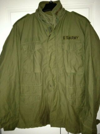 M65 Field Jacket Large Long Us Army Og 107 Us Military