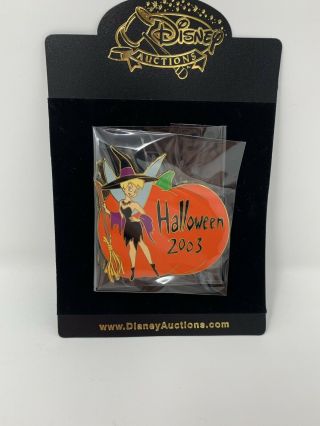 Disney Halloween 2003 Tinker Bell As Witch Le 100 Pin Costume Pumpkin