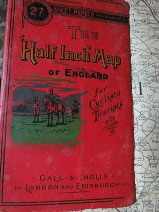 Essex & Hertford:antique Map C 1890 - 1910 Railways,  Roads: Cruchley - Gall & Inglis