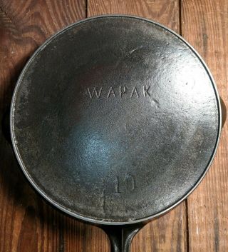 10 WAPAK Cast Iron Skillet 11 1/2 