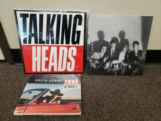 True Stories By The Talking Heads Vinyl Record David Byrne,  Book Rare Oop
