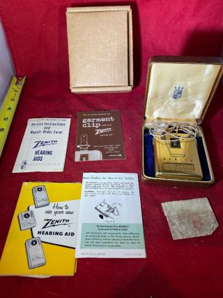 Vintage Zenith Phone Magnet Hearing Aid / Amplifier Phone Magnet