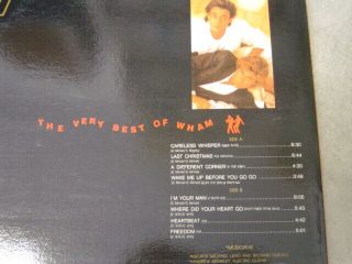 GEORGE MICHAEL wham THE VERY BEST OF 1992 KOREA VINYL LP 12 