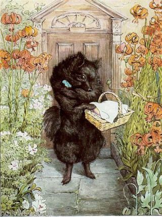 Beatrix Potter Pomeranian Pie And The Patty - Pan Art Artwork Poster Print Reprint