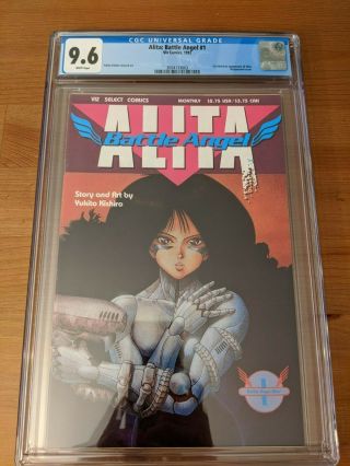 Alita:battle Angel 1 1992 Cgc 9.  6 White Pages Vhtf
