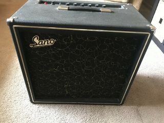 Vintage Sano Model 160 Tube Amplifier With Foot Switch
