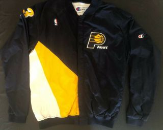 100 Authentic Pacers Vintage Champion Scott Haskin Game Worn Made In Usa 