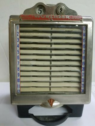 Vintage Wurlitzer Jukebox Remote Wall Box Mount Model 3031 Parts
