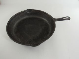 Vintage Griswold 11 1/4 " Cast Iron Skillet 9 Frying Pan Small Logo
