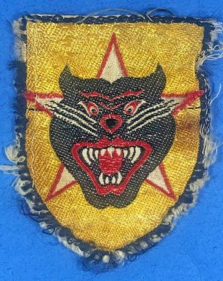 Vietnam War,  Arvn Ranger Patch,  Silk Embroidered,  Off Jungle Jacket