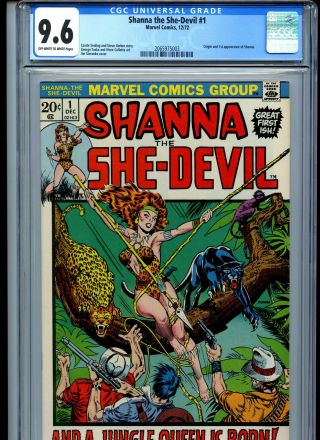 Shanna The She Devil 1 Cgc 9.  6