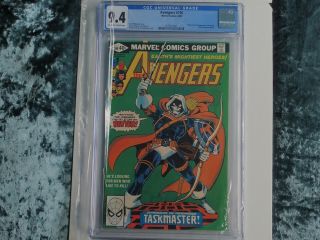 Avengers 196 Cgc 9.  4 Nm 1st Taskmaster Black Widow Movie George Perez Key