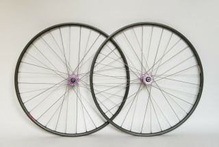 Vintage Violet - Purple - Lilac Bullseye Matrix Dt Mtb Wheels 26 Inch