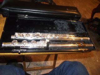 Vintage Gemeinhardt Kg Special Solid Silver Flute