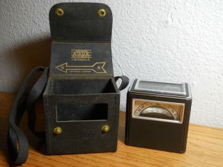 Vintage Aqua Instruments Magnetic Locator Dip Needle Compass With Case
